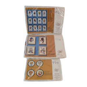 Creative Circle Needlepoint Kit 224, 774, 826 Flowers Basketball Player Complete